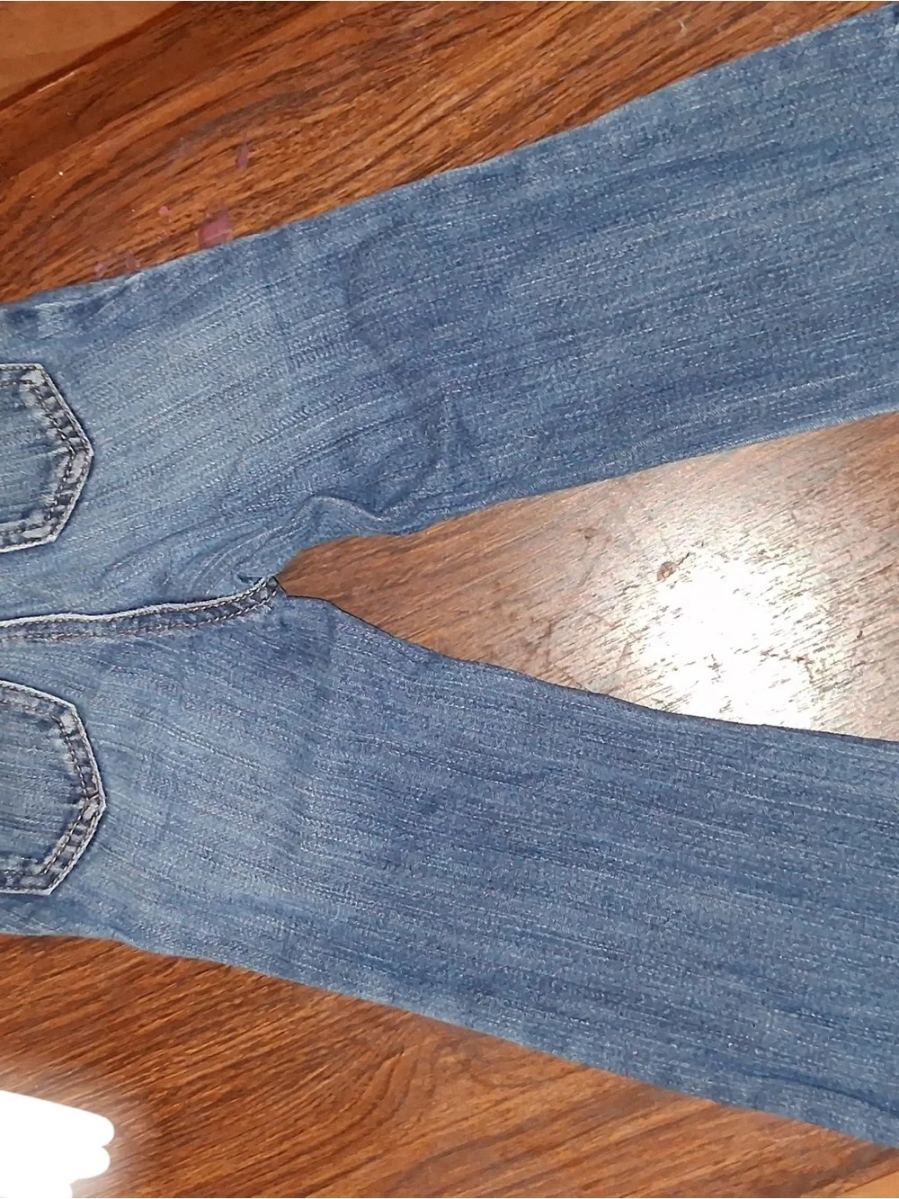 Old Navy Toddler Denim Jeans in Blue with Green Stitching